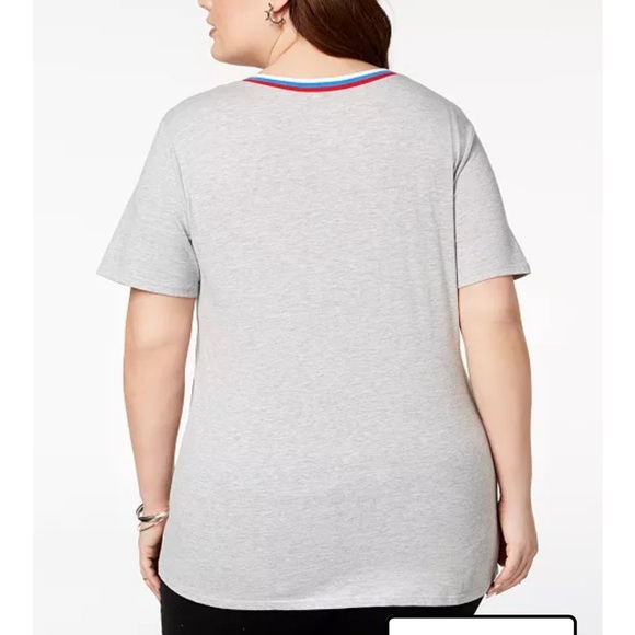 NWT DISNEY Mickey Mouse V-Neck Tee - Picture 2 of 11